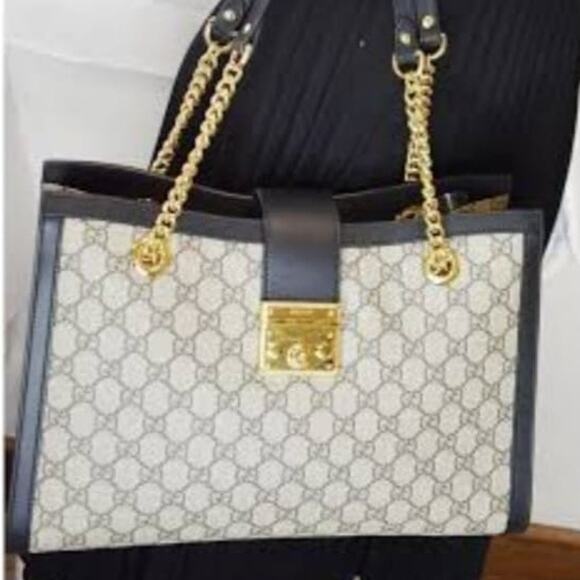 💎✨RARE FIND✨💎  Authentic GUCCI GG Padlock Shoulder Bag - Picture 4 of 8